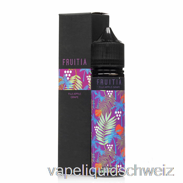 Fuji-Apfeltraube - Fruitia - 60 Ml 0 Mg Vape Ohne Nikotin